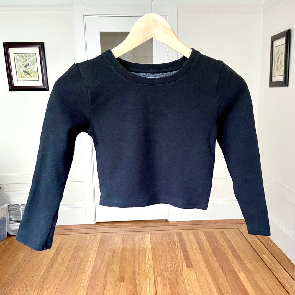 Abercrombie Black Cropped Top